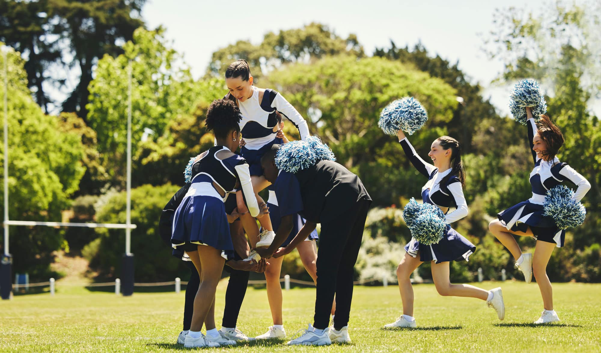 Team, cheerleader